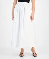 Boss Orange Women's Cotton Pull-On Maxi Skirt
