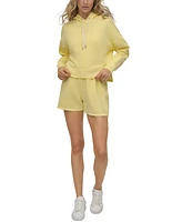 Dkny Sport Women's Cotton Embroidered Logo Pullover Hoodie
