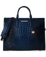 Brahmin Large Leather Business Tote