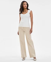 Boss Orange Women's Sweetheart-Neck Sleeveless Rib Top