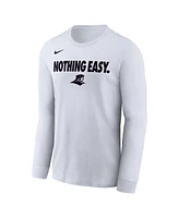 Nike Men's White Providence Friars 2025 On-Court Bench Long Sleeve T-Shirt