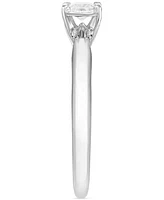 Diamond Solitaire Princess-cut Engagement Ring (1/4 ct. t.w.) in 14k White Gold