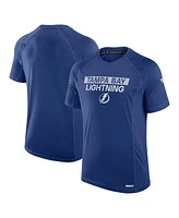 Fanatics Men's Blue Tampa Bay Lightning Authentic Pro Rink Tech T-Shirt