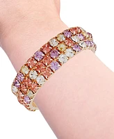Guess Mixed Stone Butterfly Statement Necklace, Drop Earrings & 3-Pc. Stretch Bracelet Set