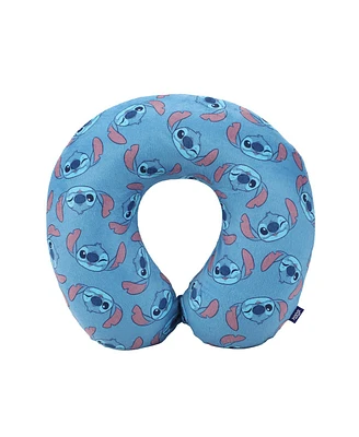 Disney Stitch All-Over Print Blue 12" Neck Pillow