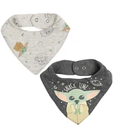 Star Wars Baby Boys Yoda Bodysuits Sleep N' Play Pants Hat and Bibs 8 Piece Outfit Set