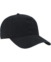Lids Men's and Women's Black Playboy Embossed Logo Adjustable Hat
