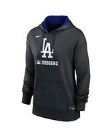 Nike Women's Black Los Angeles Dodgers Authentic Collection Performance Pullover Hoodie