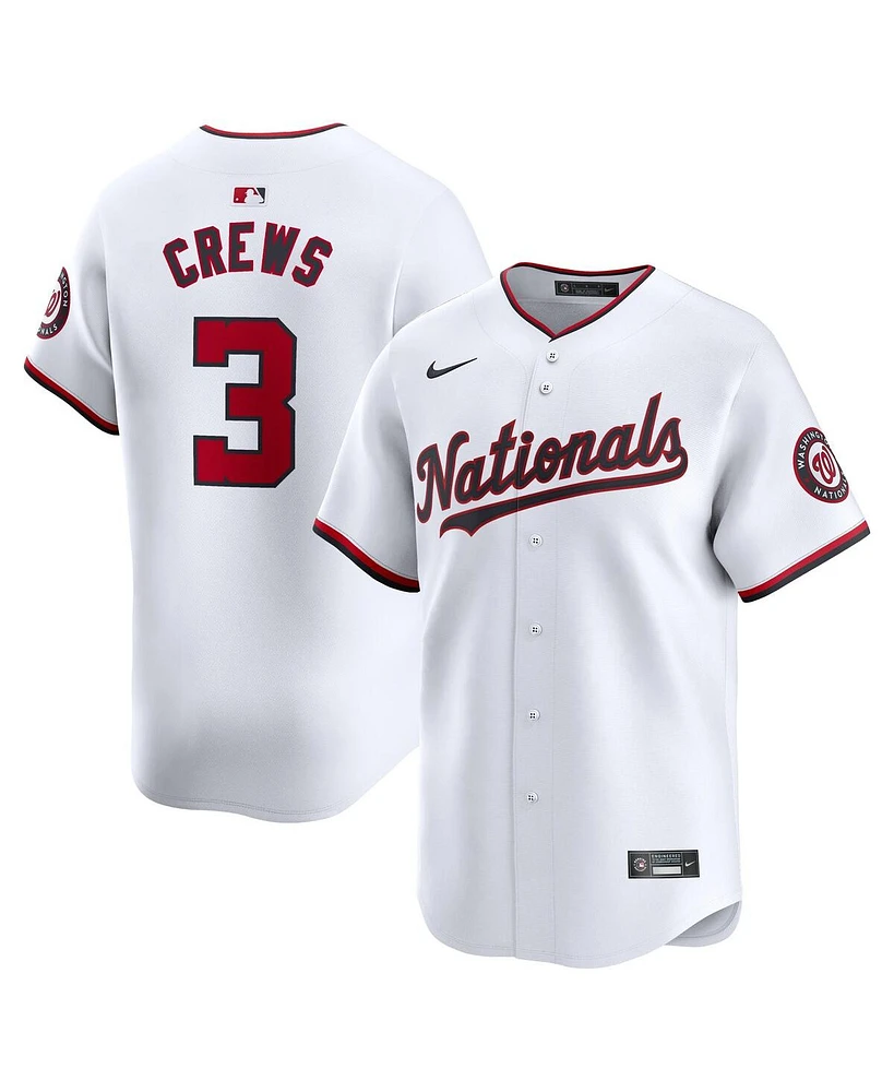 Nike Men's Dylan Crews White Washington Nationals Home Limited Player Jersey