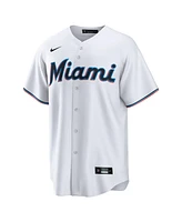Nike Men's Tim Anderson White Miami Marlins Home Replica Player Jersey