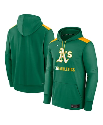 Nike Men's Kelly Green Athletics Authentic Collection Performance Pullover Hoodie