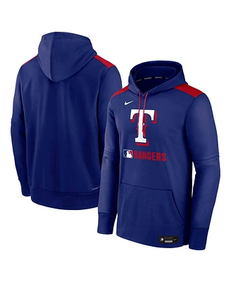 Nike Men's Royal Texas Rangers Authentic Collection Performance Pullover Hoodie