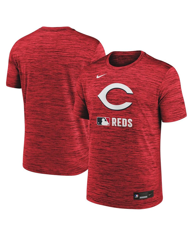 Nike Men's Red Cincinnati Reds Authentic Collection Velocity Performance Practice T-Shirt