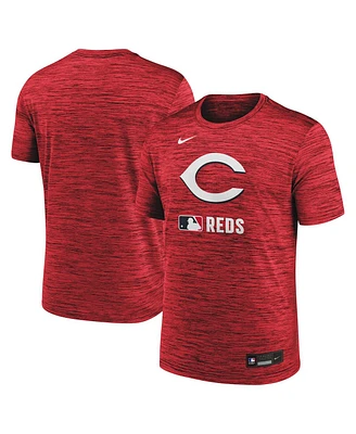 Nike Men's Red Cincinnati Reds Authentic Collection Velocity Performance Practice T-Shirt