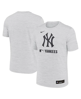 Nike Men's White New York Yankees Authentic Collection Velocity Performance Practice T-Shirt