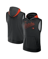 Nike Men's Black Baltimore Orioles Authentic Collection Performance Sleeveless Pullover Hoodie