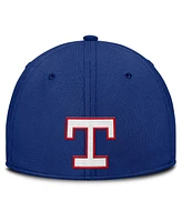 Nike Men's Royal/Red Texas Rangers Rise Swoosh Performance Flex Hat