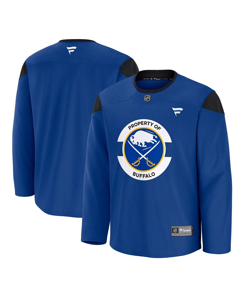 Fanatics Men's Royal Buffalo Sabres Home Practice Jersey