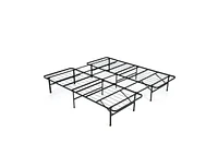 King Size Folding Steel Platform Bed Frame for Kids and Adults-King Size