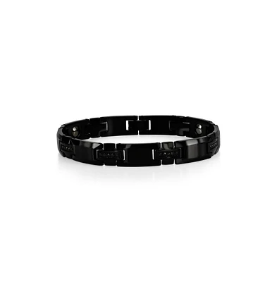 Magnetic Tungsten, Cz Bracelet