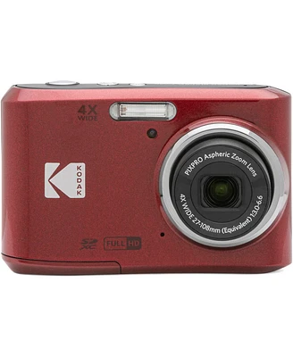 Kodak Pixpro FZ45 Friendly Zoom 16MP Full Hd Digital Camera, Red