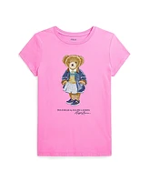 Polo Ralph Lauren Big Girls Bear Jersey T-Shirt