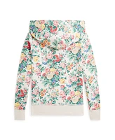 Polo Ralph Lauren Big Girls Floral Loopback Fleece Full-Zip Hoodie
