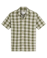 Ben Sherman Men's Reworked Gingham Check Short Sleeve Shirt