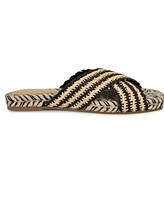 Nine West Women's Animay Woven Slip-On Flat Sandals
