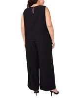Vince Camuto Plus High-Rise Wide-Leg Pants