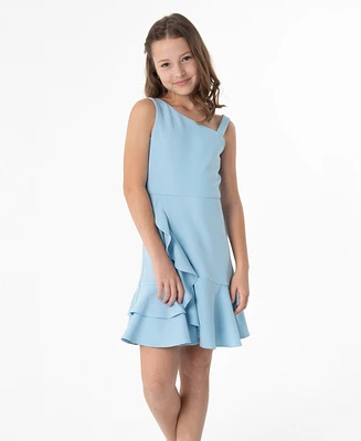 Rare Editions Big Girls Asymmetrical Scrub Dress