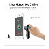 3-Port 12V Car Charging Station and Fm Transmitter