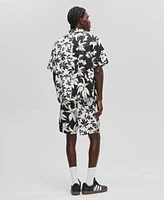 Mode Of One Mens Palm Reverse Button Up Shirt Shorts Exclusively At Macys