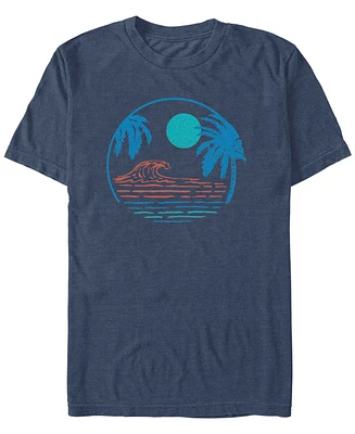 Generic Additude Men's Surf Cove Short Sleeve T-Shirt