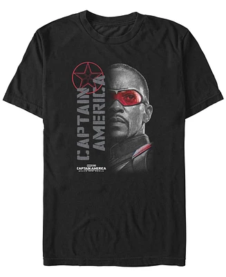 Marvel Men's Red Lens Flare Short Sleeve T-Shirt