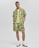 Mode Of One Mens Vacation Palm Camp Shirt Shorts Exclusively At Macys