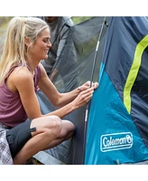 Coleman Blue -Person Dark Room Skydome Camping Tent