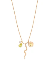 Ettika Serpentina Snake Inspired Charm Necklace