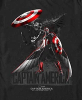 Marvel Men's Captain America Brave Pose Short Sleeve T-Shirt