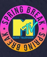 Mtv Men's Spring Break Circle Short Sleeve T-Shirt