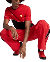 Puma Men's Scuderia Ferrari Regular-Fit Colorblocked Race T-Shirt