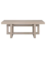 Hudson & Canal 47" Breslow Wide Rectangular Coffee Table