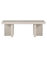 Hudson & Canal 44" Dimitra Wide Rectangular Coffee Table