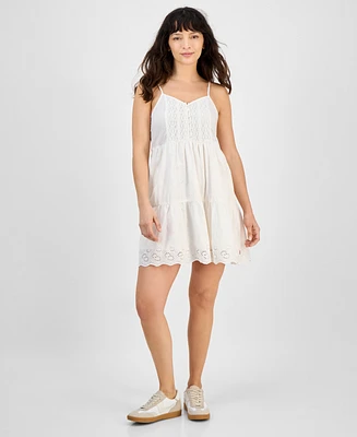 Levi's Women's Cora Cotton Eyelet Mini Dress