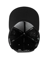 Pro Standard Men's Black Seattle Kraken Paint the City Pinch Front Snapback Hat