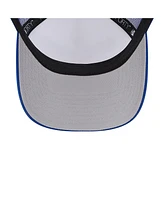New Era Men's White/Royal New York Mets Stacked A-Frame Trucker 9FORTY Adjustable Hat