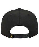 New Era Men's Black Pittsburgh Pirates Splatter 9FIFTY Snapback Hat