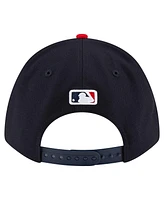 New Era Men's Navy Atlanta Braves Player Replica 9FORTY Adjustable Hat