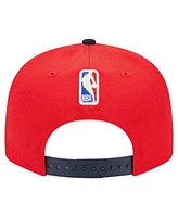 New Era Men's Red New Orleans Pelicans Statement Edition Jersey Hook 9FIFTY Snapback Hat