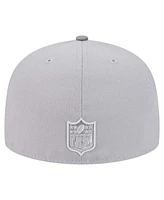 New Era Men's Gray/Graphite New York Jets Iron Cloud 59FIFTY Fitted Hat